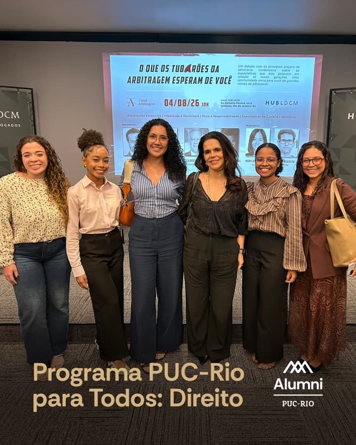 Alunas do Programa PUC-Rio Para Todos Direito
